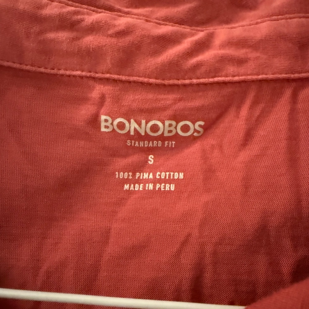 Bonobos Men's Jersey Polo - size small